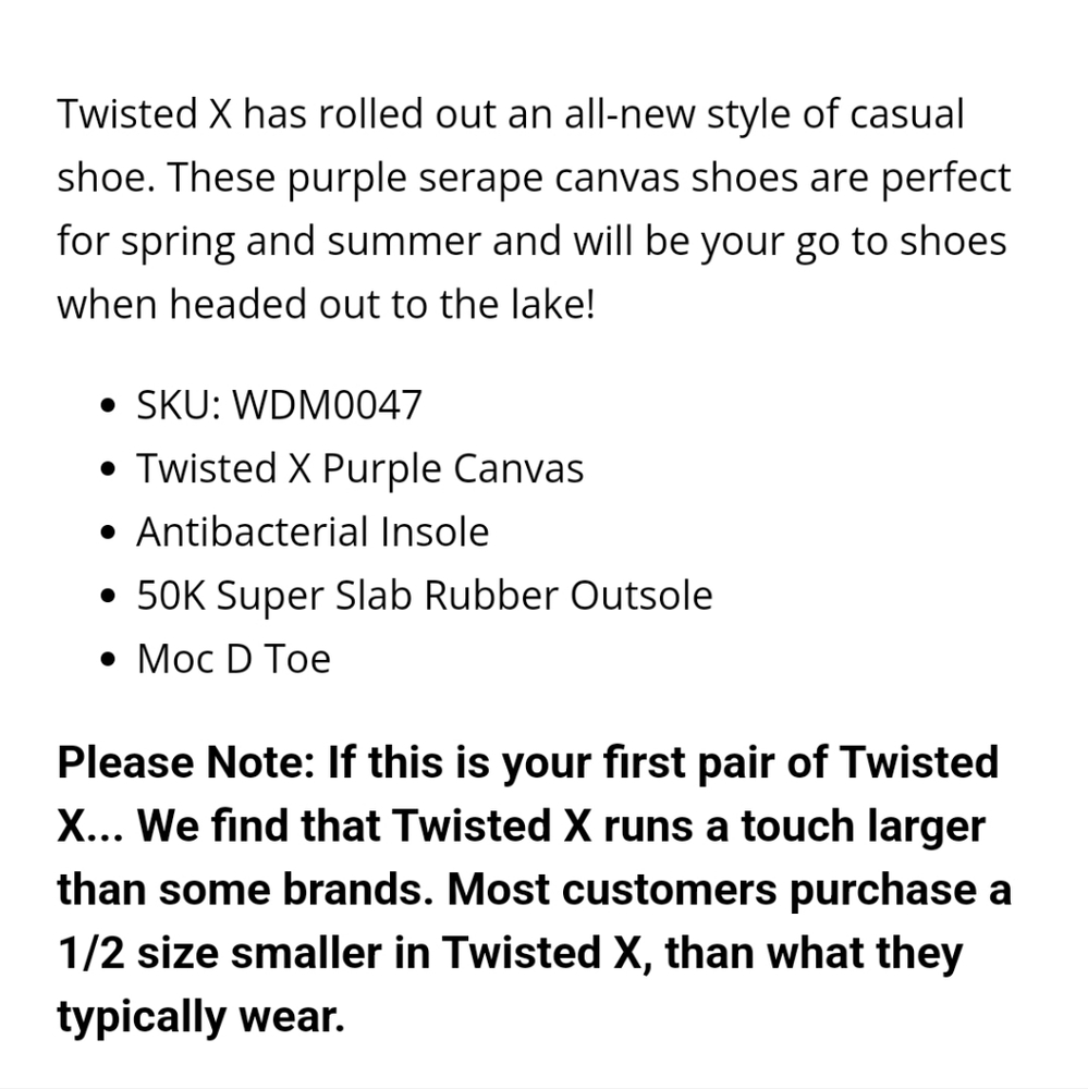 Twisted X Purple Serape Western Boat Deck Casual Lace Up Shoes Women's Size 8 - Picture 12 of 12